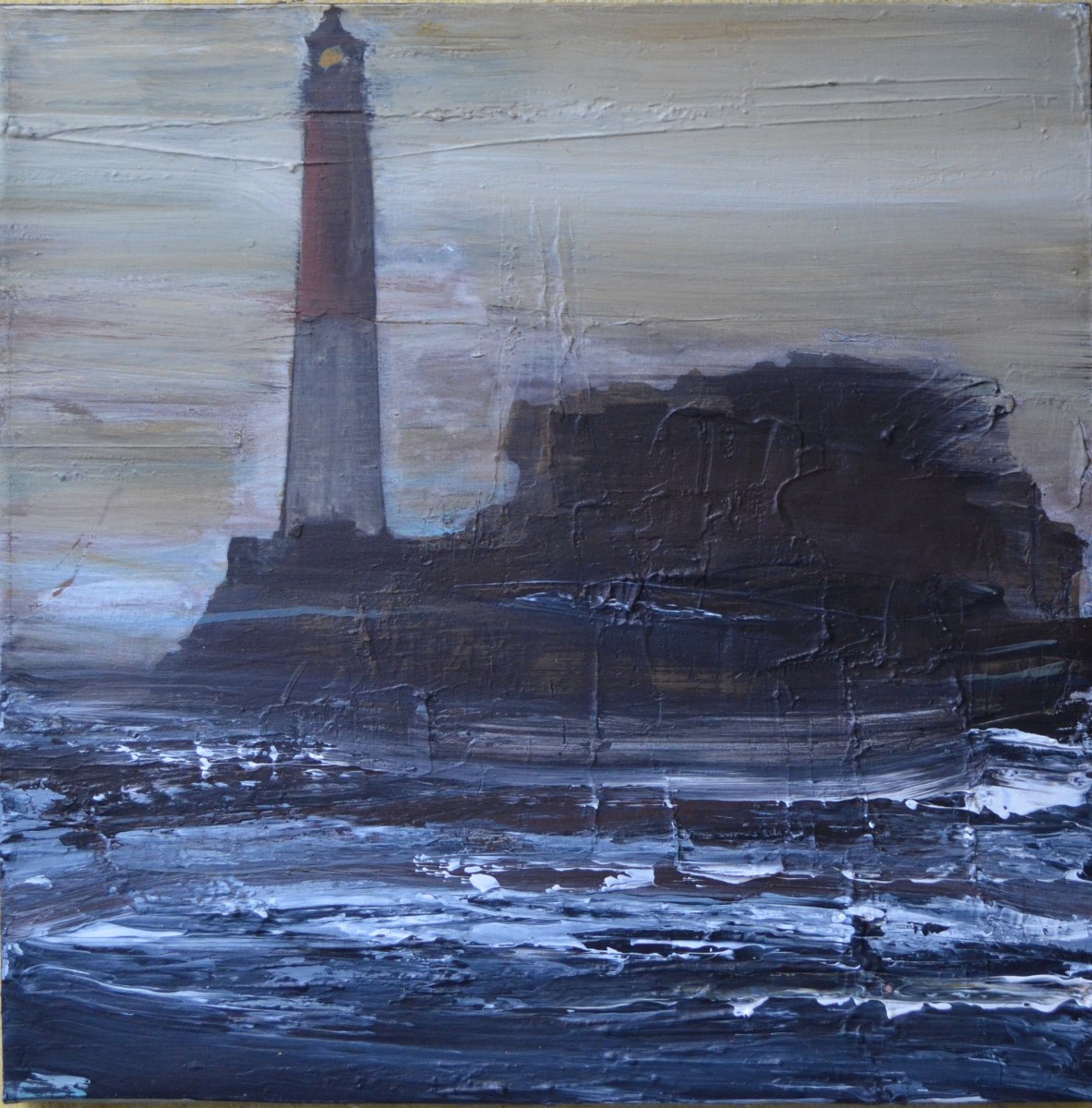 Faro Medidas 50x50 Tecnica Oleo sobre Madera 2012